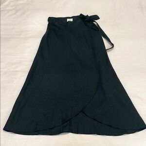Wilfred Linen Wrap Skirt